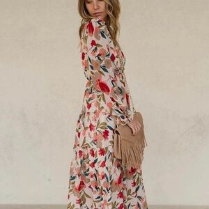 Floral Print Maxi Dress